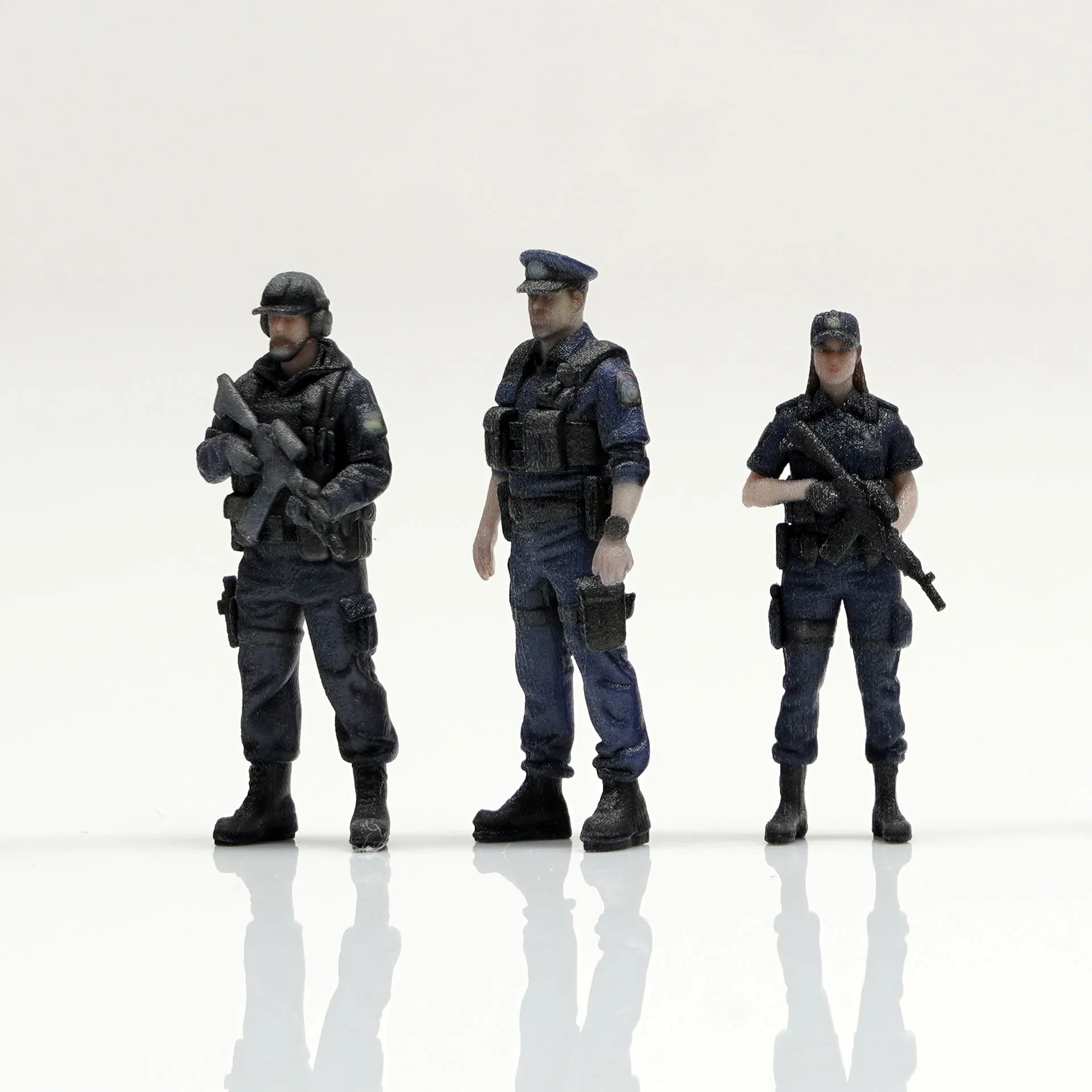 特殊部隊セット 箱庭技研 figreal 1/64 特殊部隊セット002[3体] – ミニカーショップ