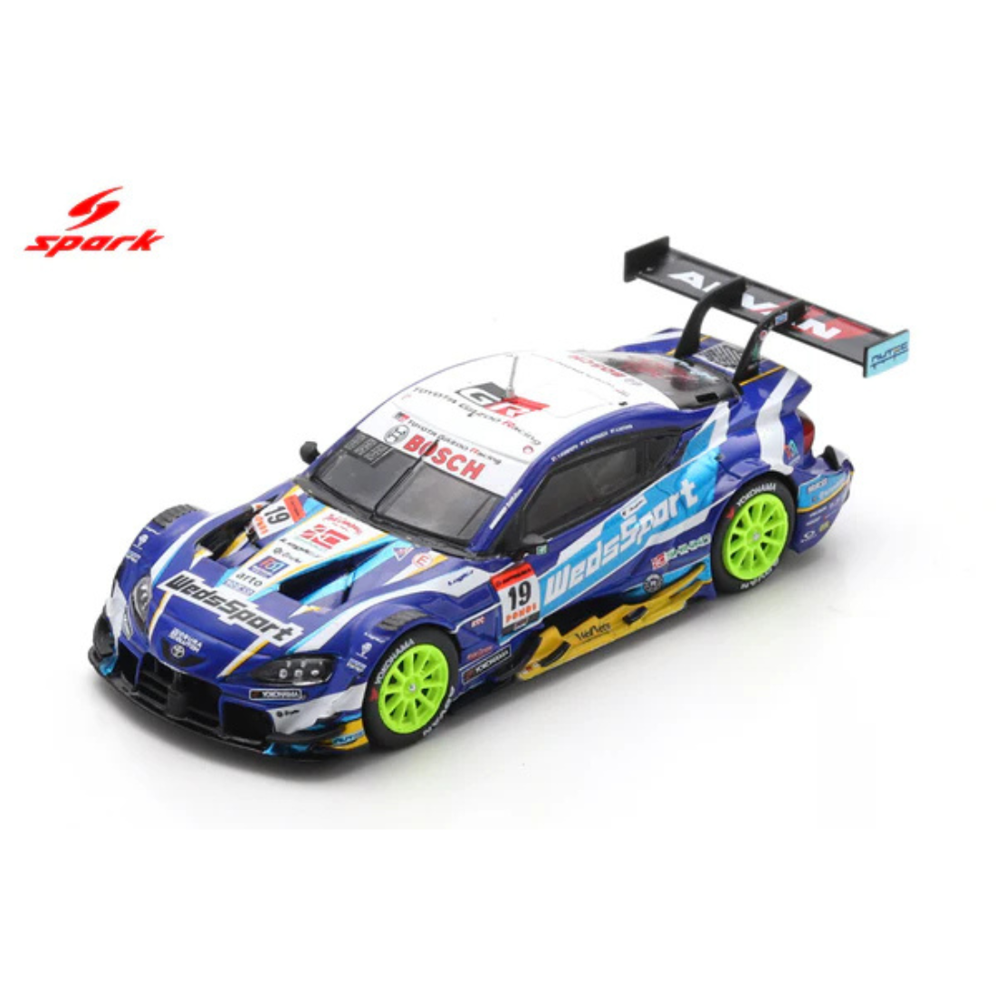 Spark 1/64 WedsSport ADVAN GR Supra TGR TEAM WedsSport BANDOH No.19 GT500 SUPER GT 2025