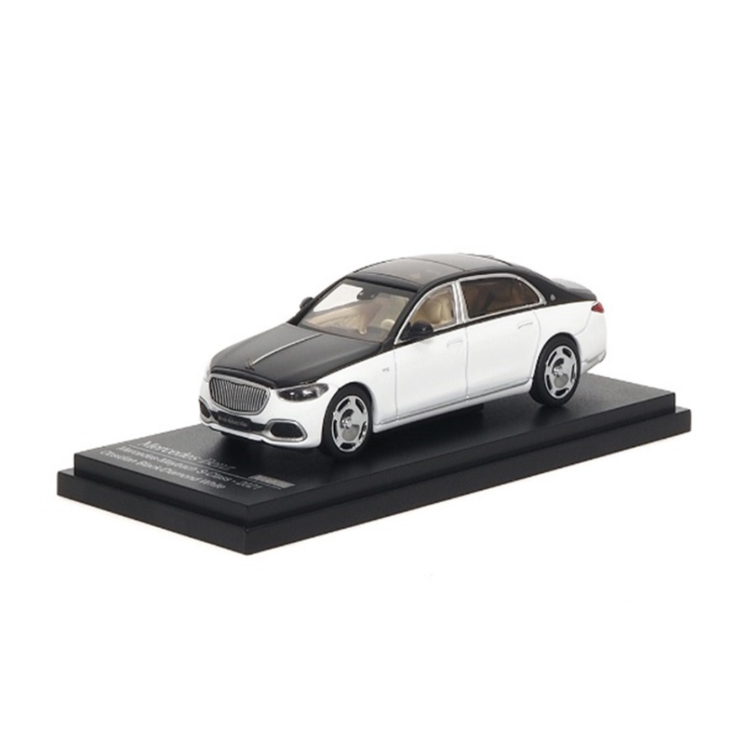 ALMOST REAL 1/64 Mercedes-Maybach S-Class - 2021 - Obsidian Black/Diamond White