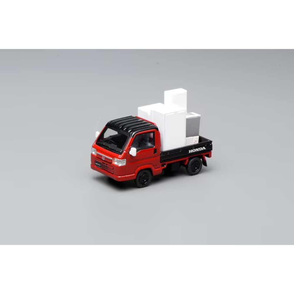 MOTORHELIX 1/64 ホンダ Honda ACTY Truck Town Spirit Color Style FlameRed × Black