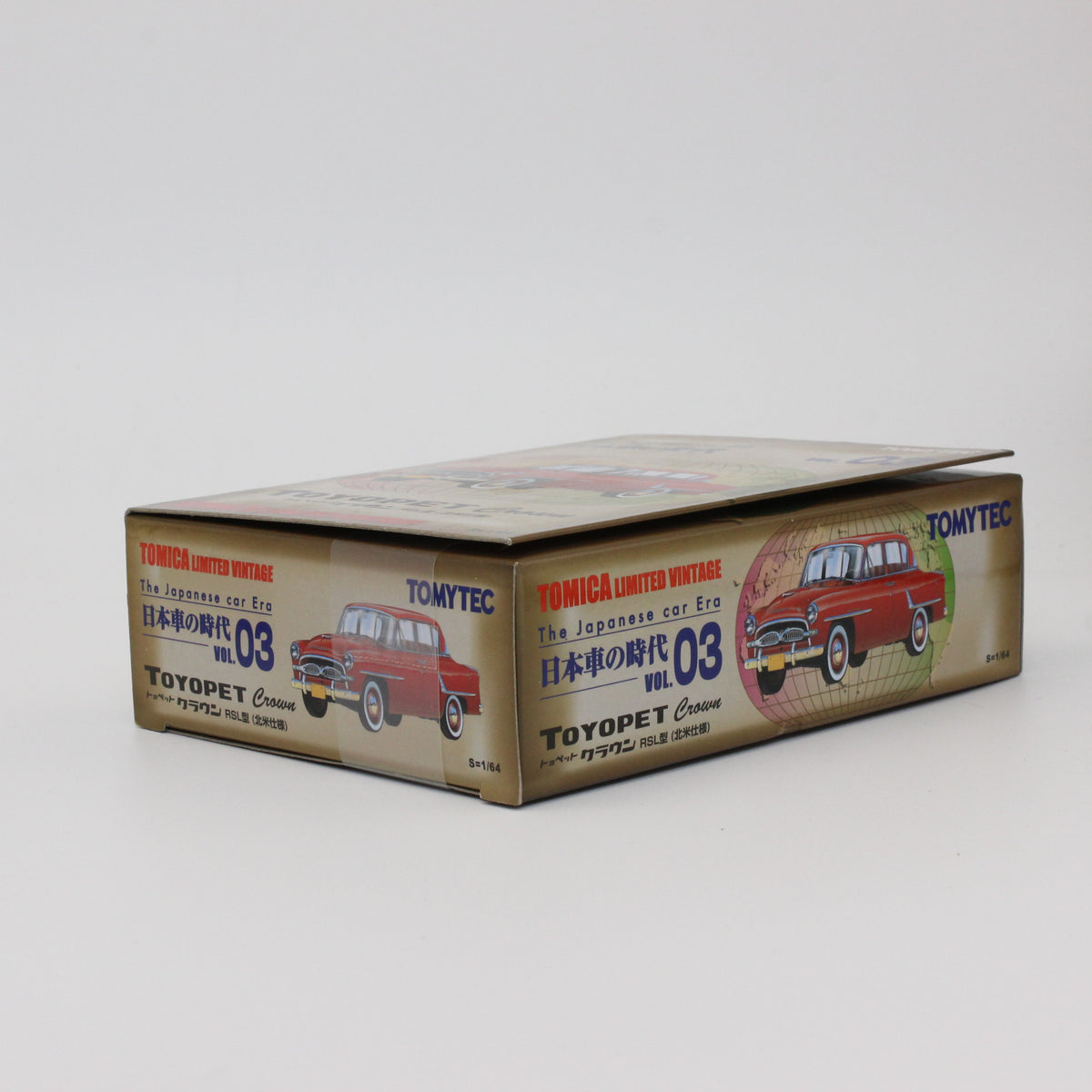 【USED】トミカリミテッドヴィンテージ 1/64 日本車の時代 03 トヨペット クラウン RSL型 北米仕様 (赤)