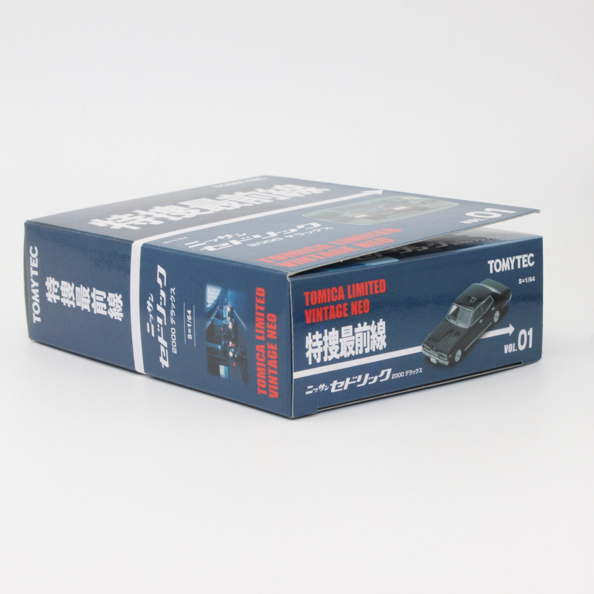 【USED】トミカリミテッドヴィンテージ 1/64 特捜最前線 01 ニッサン セドリック 2000 デラックス (黒)