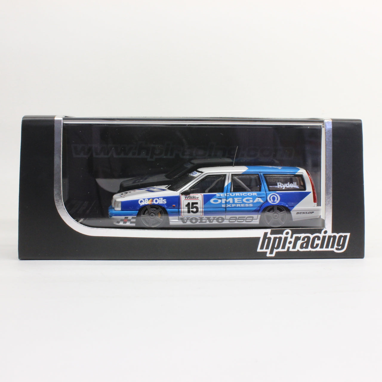 ボルボ VOLVO hpi racing 850 黒　ミニカー hpiレーシング 1/43 ボルボ 850 エステート (#15) 1994 BTCC / hpi