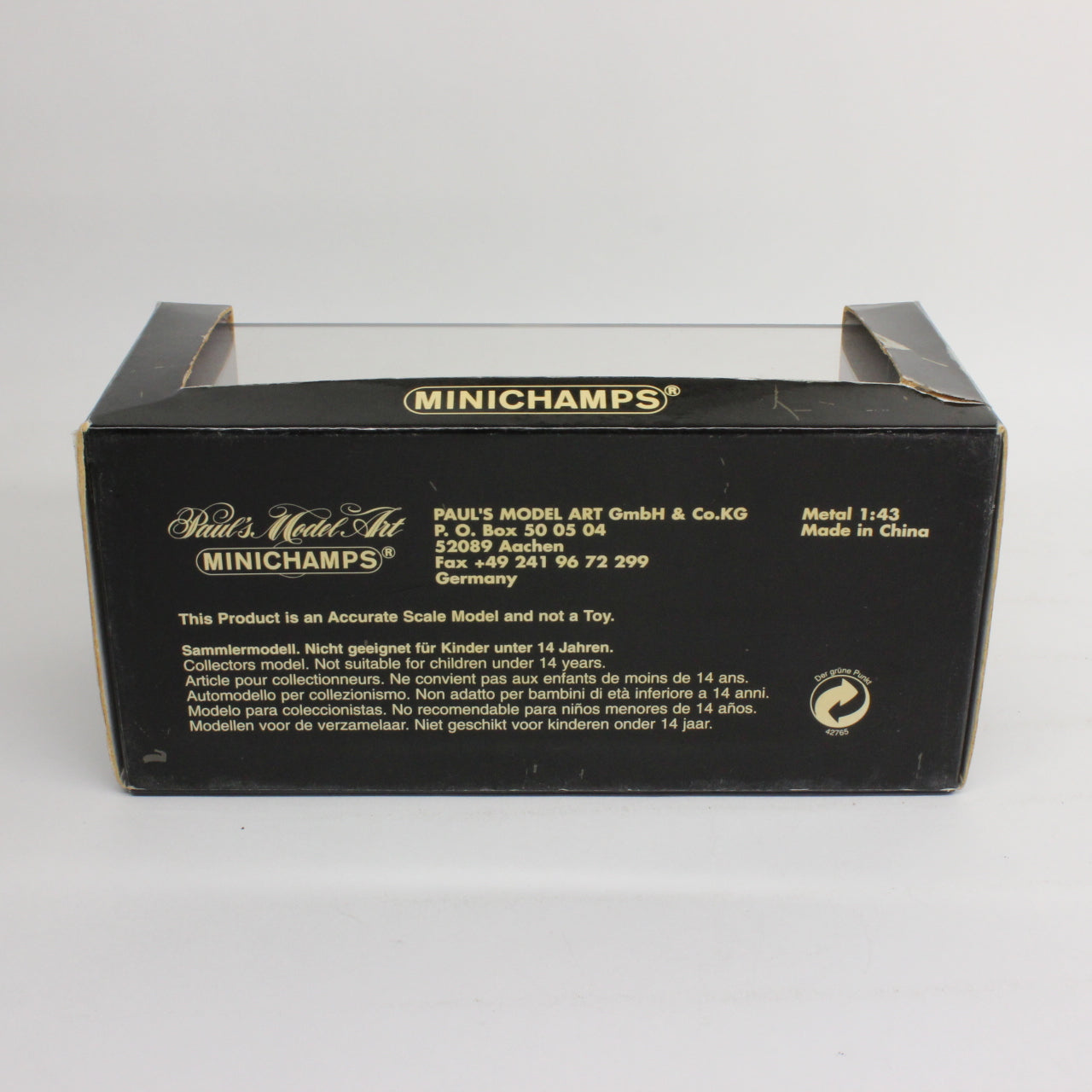 MINICHAMPS 1/43 Mercedes Benz CL500 1999 (Blue metallic) / メルセデスベンツ CL500 1999 (ブルーメタリック)