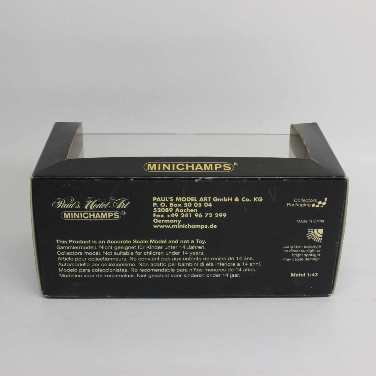 MINICHAMPS 1/43 Porsche 911 4S 2001 (Blue metallic)