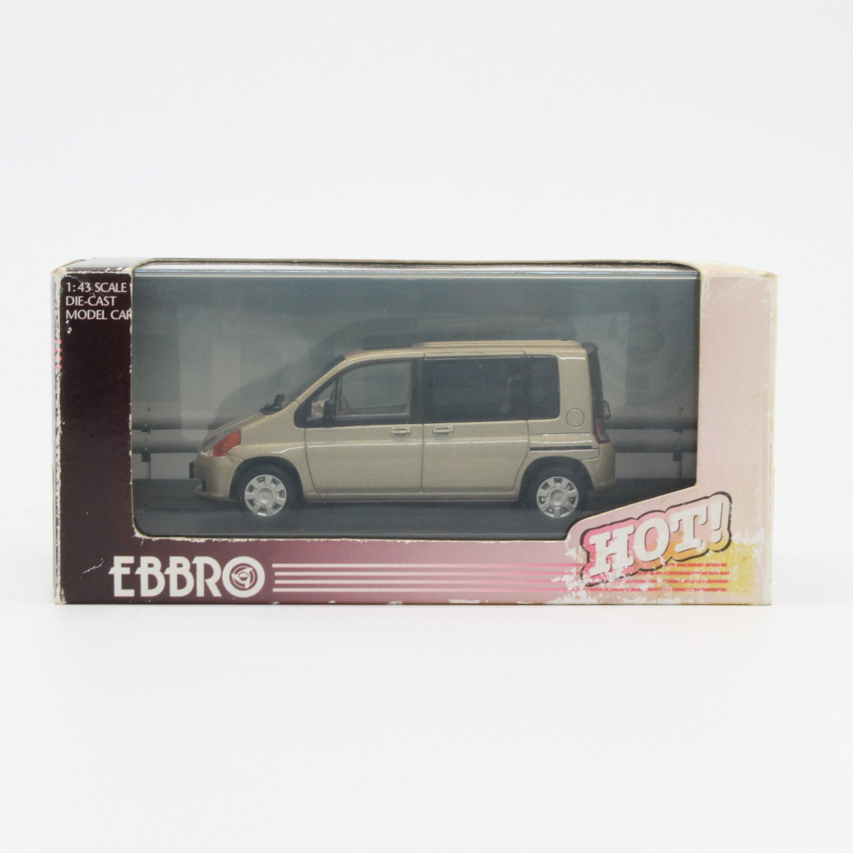 Miniature Voiture Ebbro 1/43 Honda Mobilio Bleue De 2002, état Neuf Avec Boîte