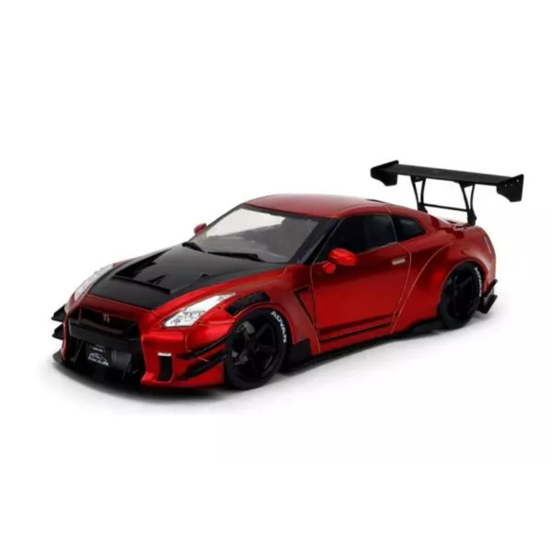 JADA TOYS 1/18 ニッサン GT-R (R35) LIBERTY WALK レッドメタリック