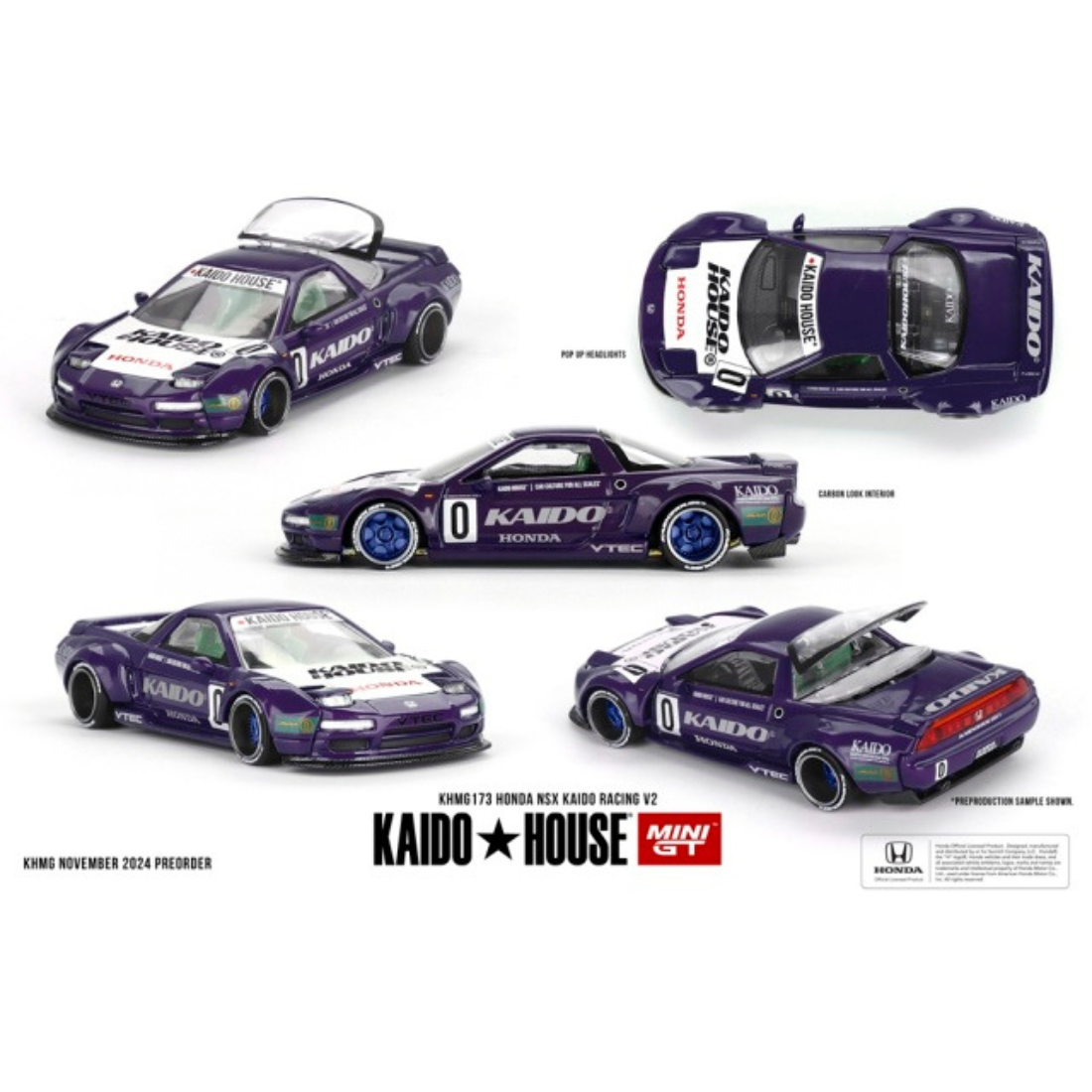 MINI GT 1/64 ホンダ NSX Kaido Racing V2(左ハンドル)