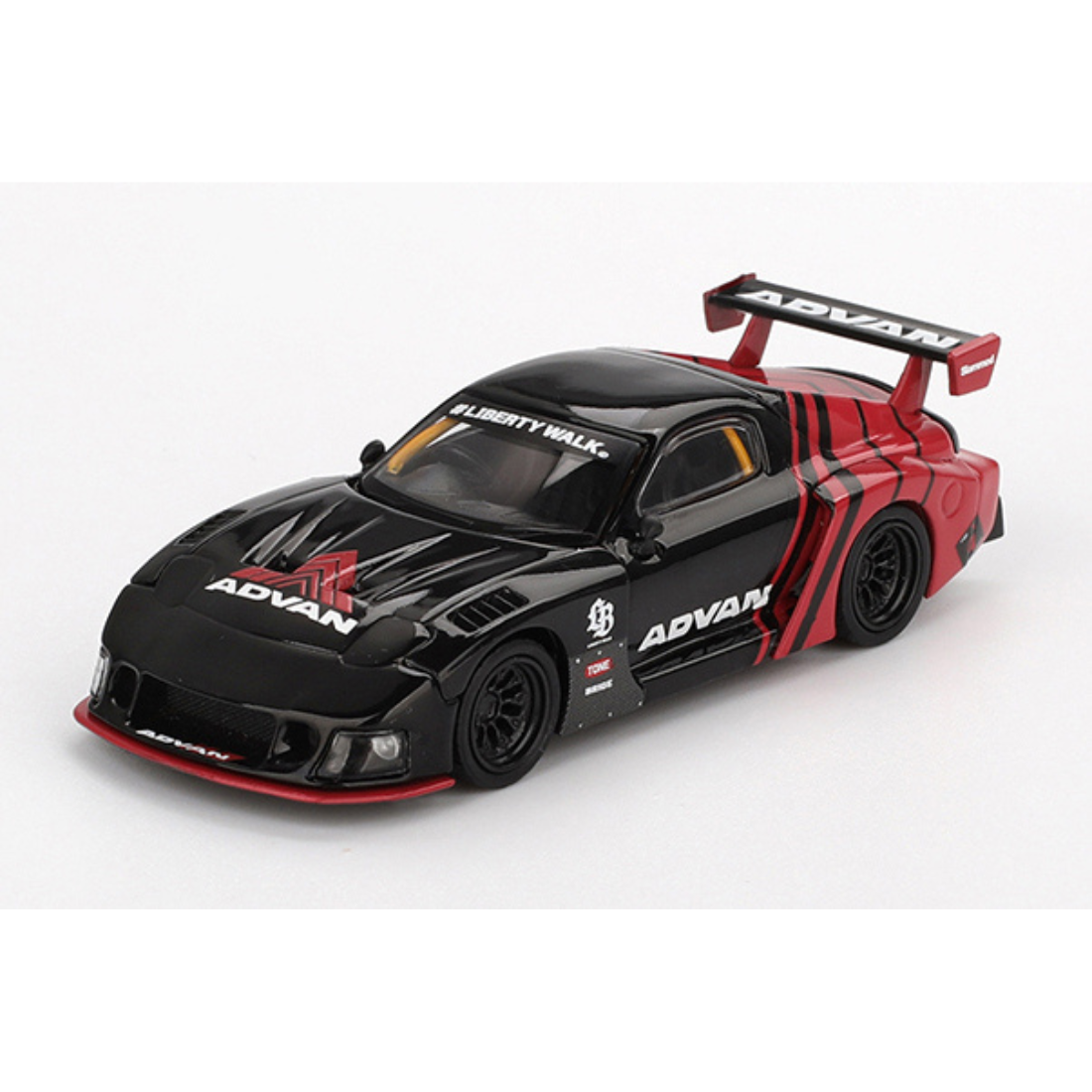 再入荷 MINI GT 1/64 マツダ RX-7 LB-Super Silhouette ADVAN(右ハンドル)