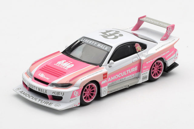 MINI GT 1/64 Nissan シルビア(S15) LB-Super Silhouette AMOCULTURE(右ハンドル)