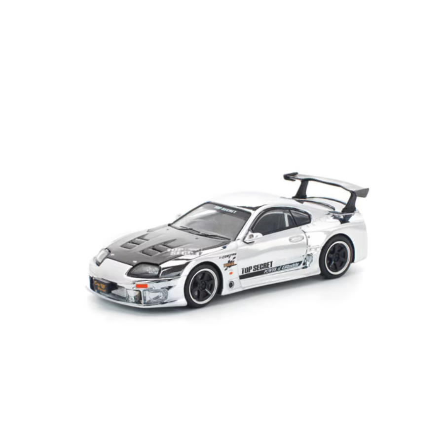 POP RACE 1/64 トップシークレット GT300 スープラ シルバークローム