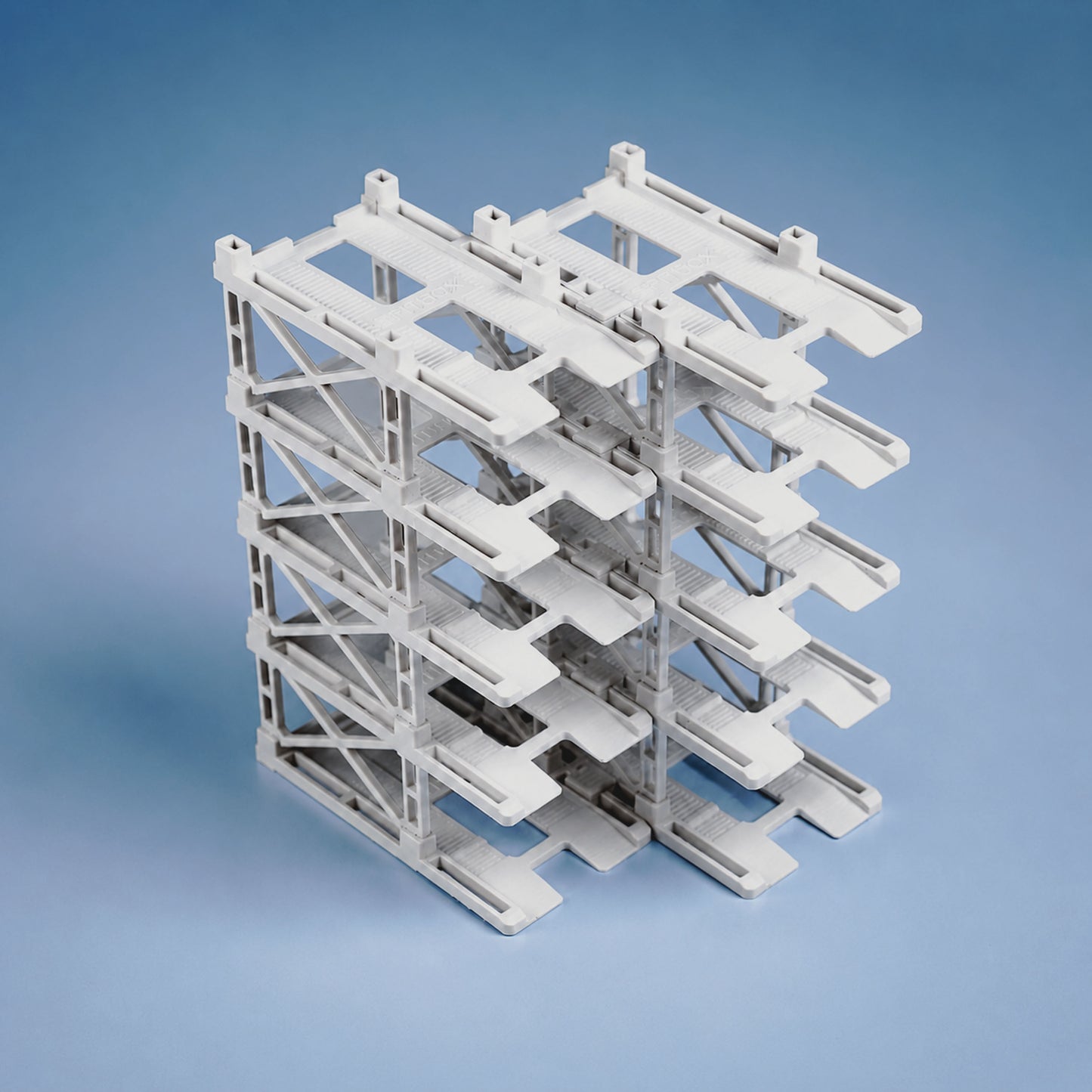 PITBOX 1/64 立体駐車場モジュール(X10)WAVE2 ホワイト