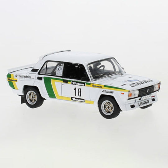 ixo 1/43 ラーダ 2105 VFTS 1986年Barum Tribec Rallye #18 V.Blahna/P.Schovanek