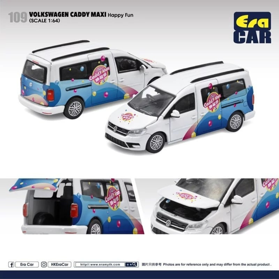 EraCAR 1/64 109 フォルクスワーゲン キャディ マキシ Happy Fun