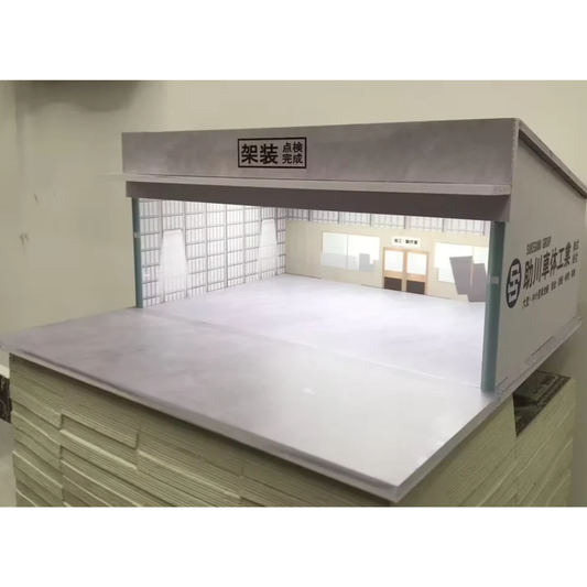 【ご予約受付】　特注品 助川車体工業 Fast Diorama  1/64  大型バス大型車両整備工場ジオラマ　限定品