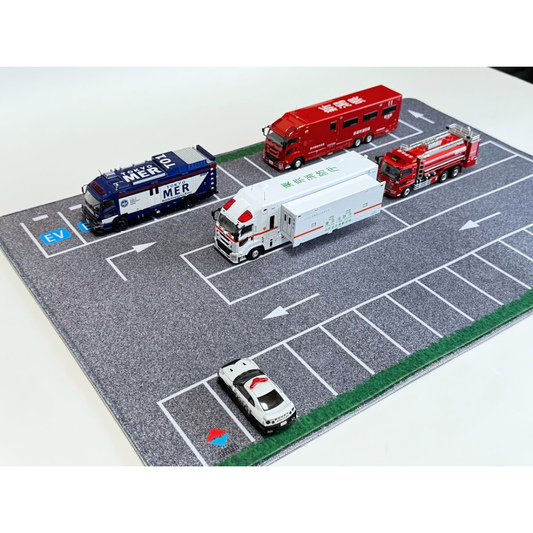 ASPEDAアスピーダ　ミニカージオラママット　駐車場パーキング　1/64サイズ