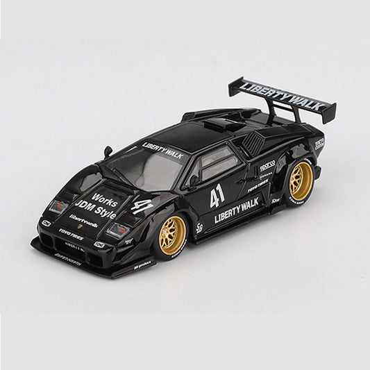 MINI GT 1/64 ランボルギーニ カウンタック LB-WORKS ブラック(左ハンドル)