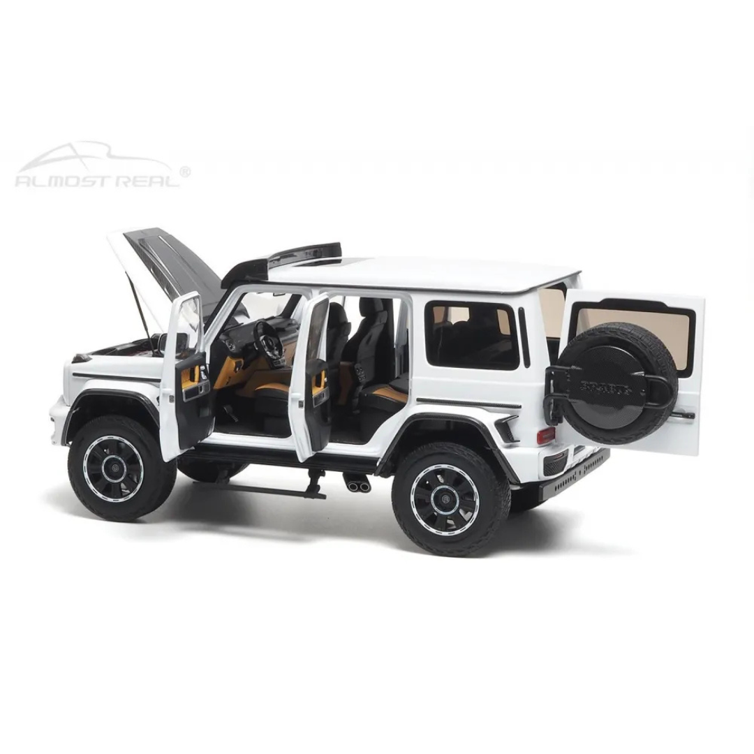 ALMOST REAL 1/18 Brabus G-Class G 63 4x4² - 2023 - Diamond White 1/18
