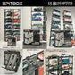 PITBOX 1/64 モジュール式モデルディスプレイラック (高さ違い2種×5組入り)