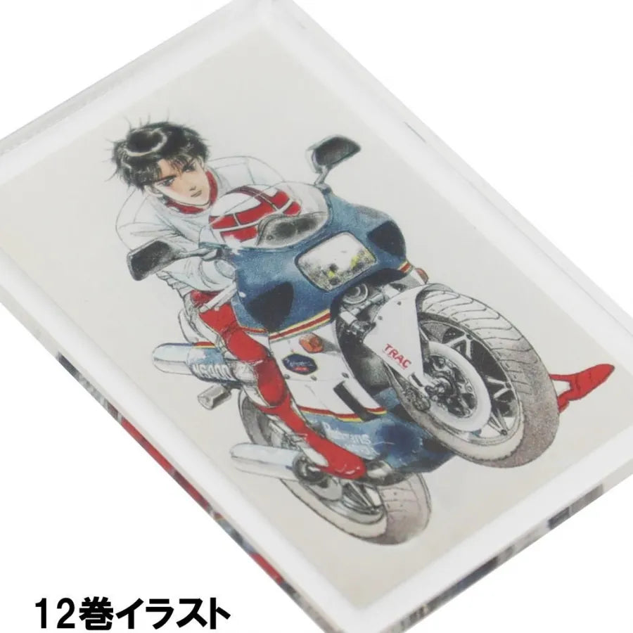 バリバリ伝説 表紙イラストアクリルキーホルダー アクキー：12巻イラスト