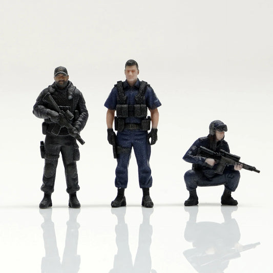 箱庭技研 figreal 1/64  特殊部隊セット003[3体]