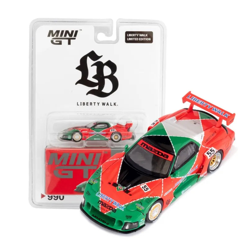 MINI GT 1/64 Mazda RX-7 LB-Super Silhouette Orange×Green / LB限定ブリスターパック