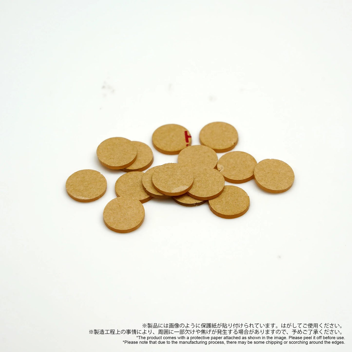 箱庭技研 figreal アクリル台座 円形 9mm*9mm＊1ｍｍ（15枚入り）