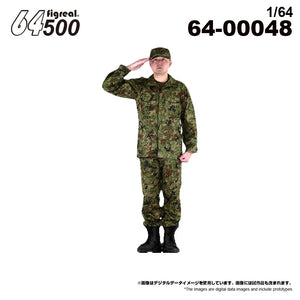 箱庭技研 figreal 1/64 陸上自衛隊A04 彩色済みフィギュア 64-00048
