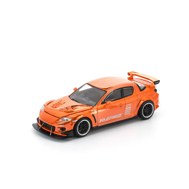POP RACE 1/64 マツダ RX-8 RE雨宮 クロームオレンジ