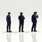 箱庭技研 figreal 1/64 旧警察官001 3体セット