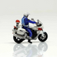 箱庭技研 figreal 1/64 白バイA 停車中(13) 隊員乗車セット