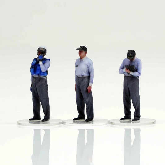 箱庭技研 figreal 1/64 救急隊員001 3体セット