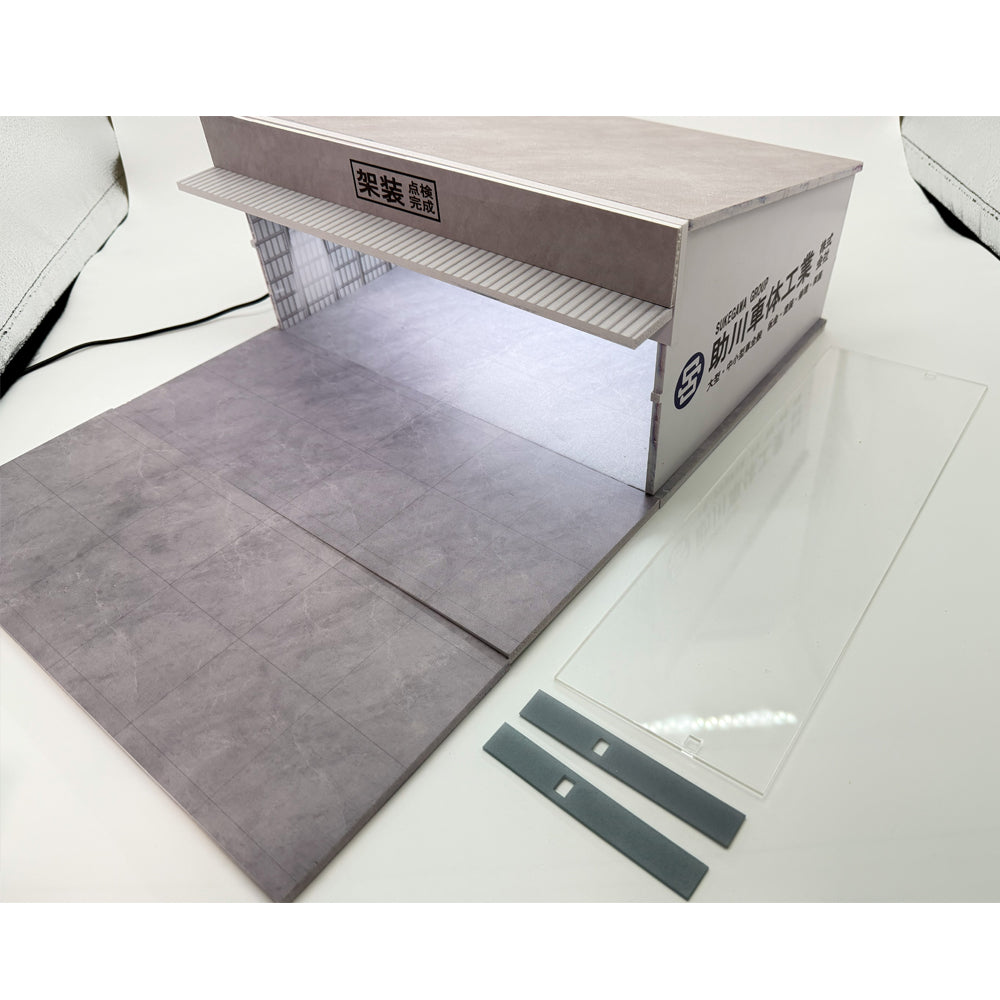 特注品 助川車体工業 Fast Diorama  1/64  大型バス・大型車両整備工場ジオラマ　限定品