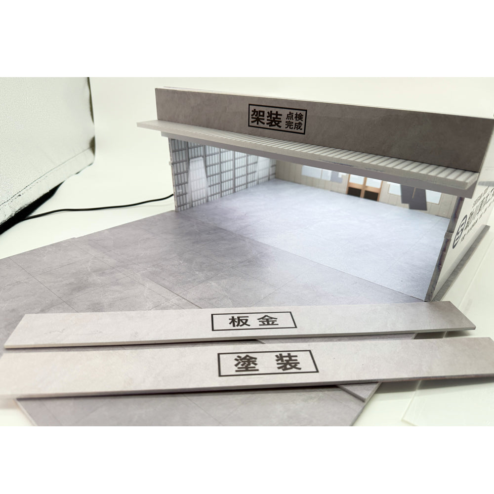 特注品 助川車体工業 Fast Diorama  1/64  大型バス・大型車両整備工場ジオラマ　限定品