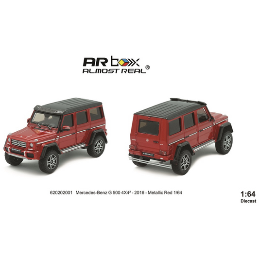 ALMOST REAL 1/64 Mercedes-Benz G 500 4 x 4 2 - 2016 - Metallic Red