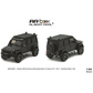 ALMOST REAL 1/64 Brabus 550 Adventure Mercedes-Benz G-Class 4 x 4² -2017- Obsidian Black