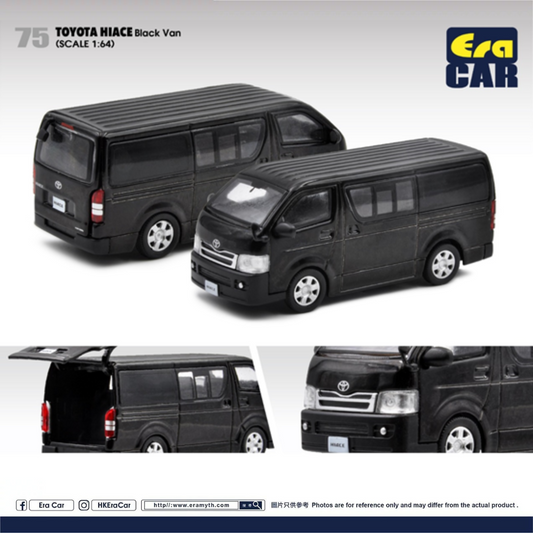 EraCar 1/64 75 TOYOTA HIACE ハイエース ブラック