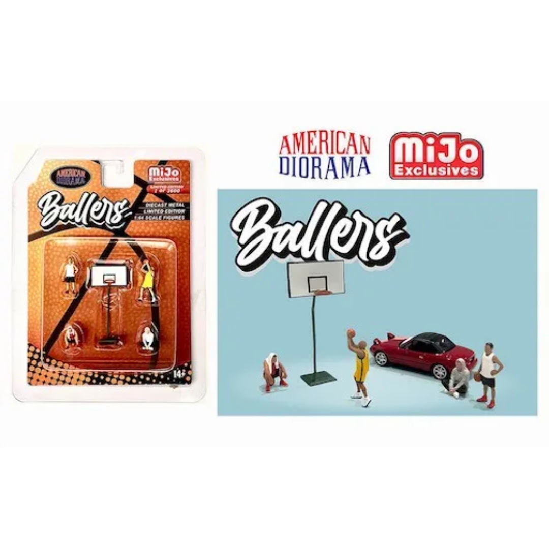 American Diorama 1:64 MiJo Exclusives Ballers バスケットボール