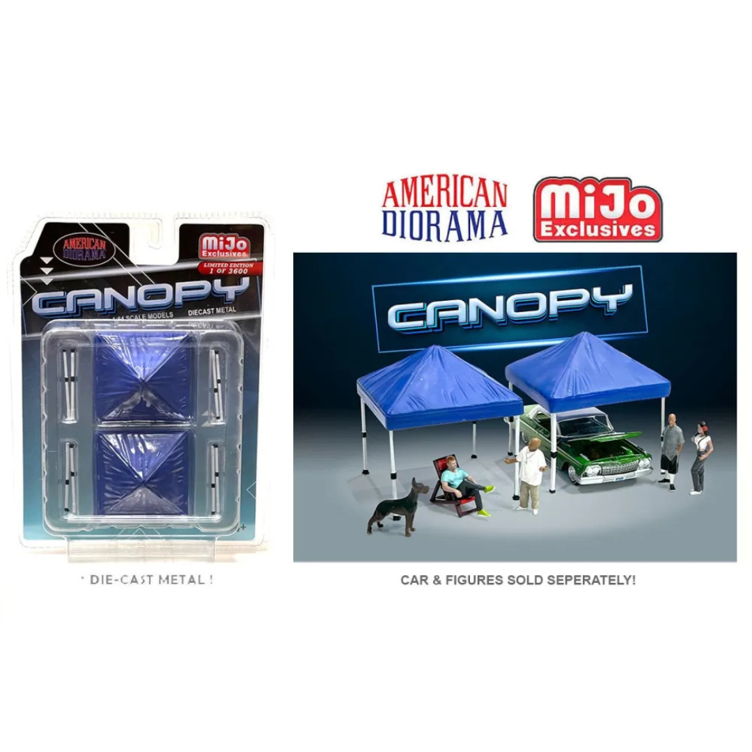 American Diorama 1:64 MiJo Exclusives Figure 2 Pack Canopy Set テントセット