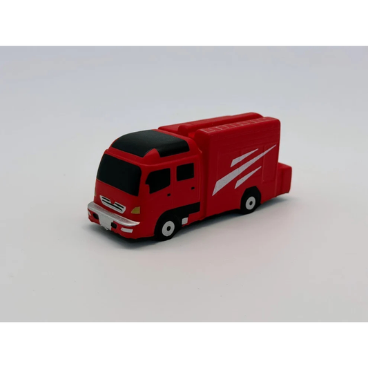 ASPEDA　スクイーズミニカー　消防救助工作車　ペイント入り