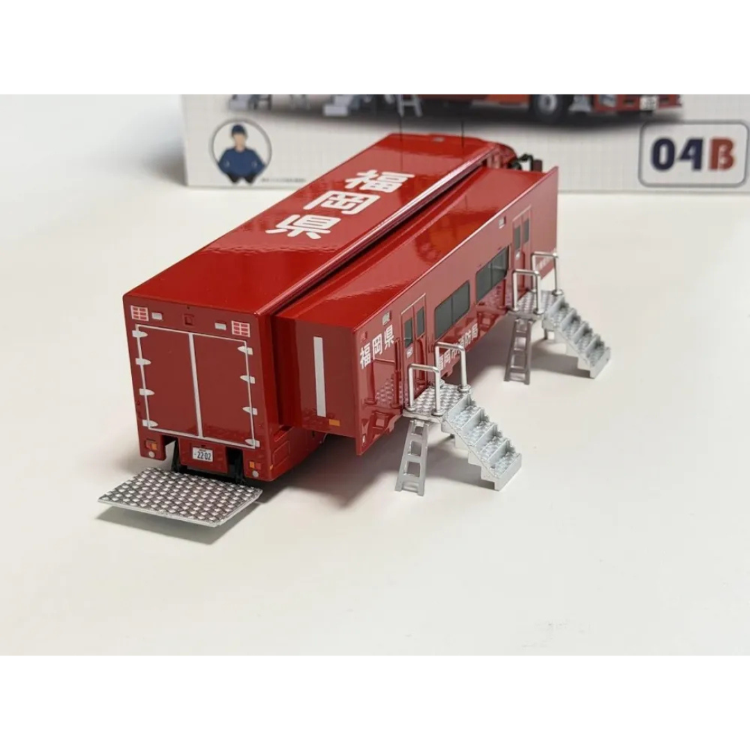 ACTCAR　1/64スケール　福岡市消防局　拠点機能形成車 （拡幅ボディ・はしご付）