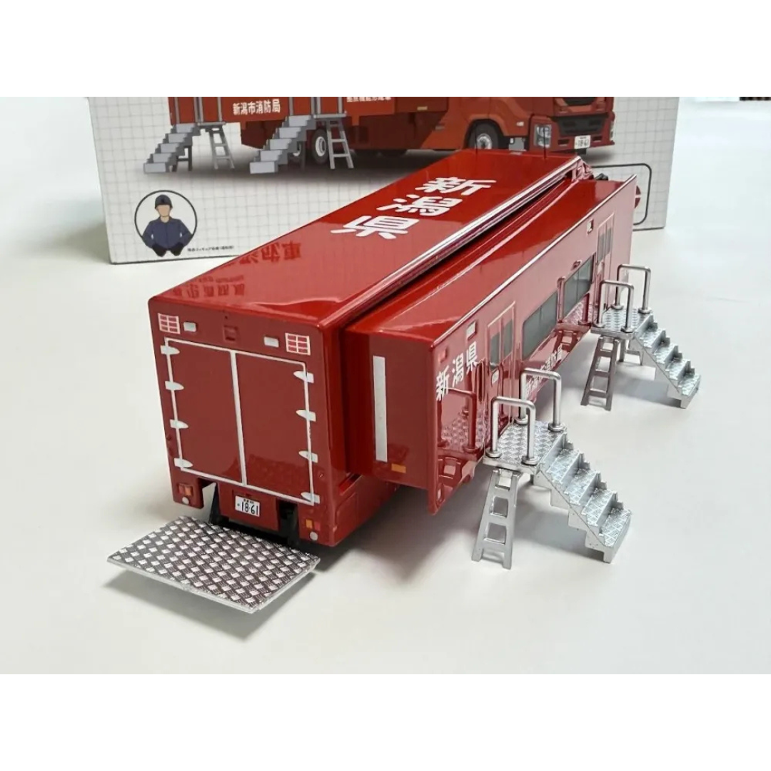 ACTCAR 1/64 新潟市消防局 拠点機能形成車 (拡幅ボディ・はしご付 ACTCAR 1/64 新潟市消防局 拠点機能形成車 (拡幅ボディ・はしご付