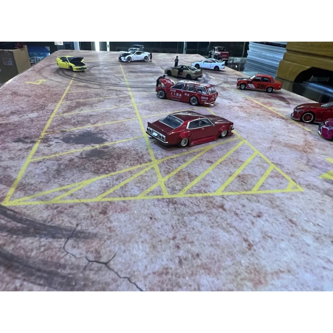 デスクトップジオラマ ドリフトパーク Genting Highlands Driftpark XL Desktop Diorama 900mm×400mm 収納袋付き