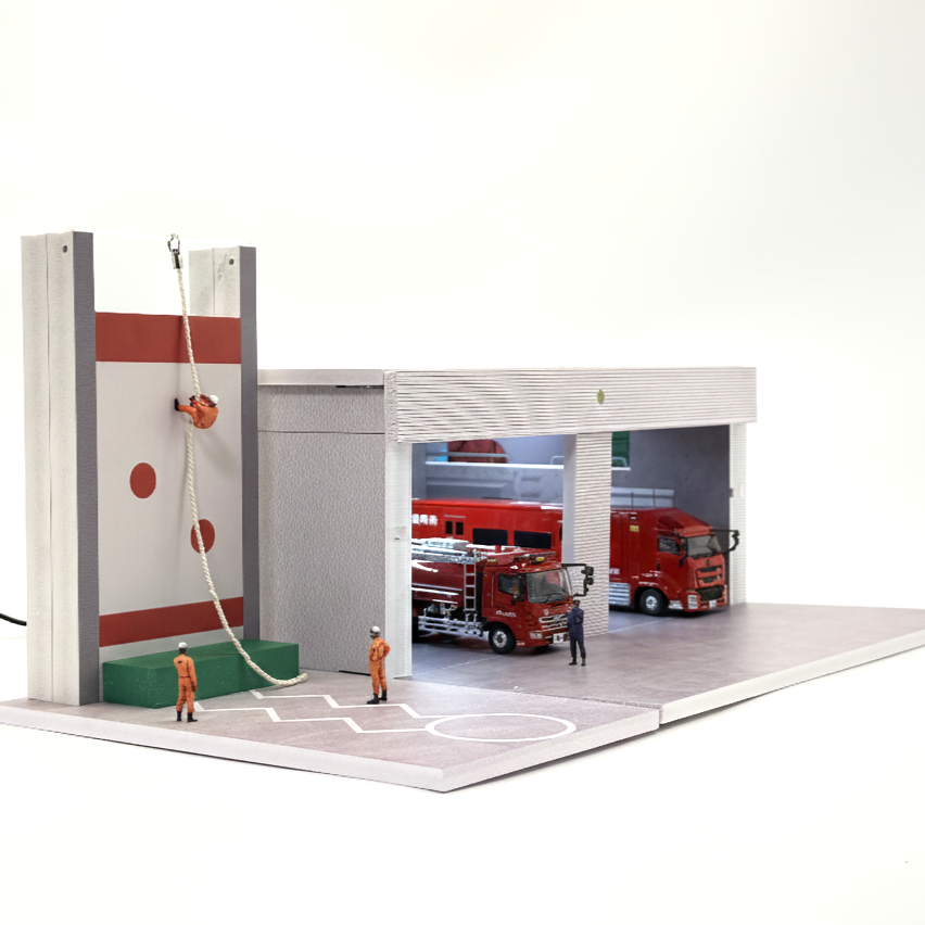 【ご予約受付】　Fast Diorama 1/64  消防訓練塔　発売記念初回ロット3960円