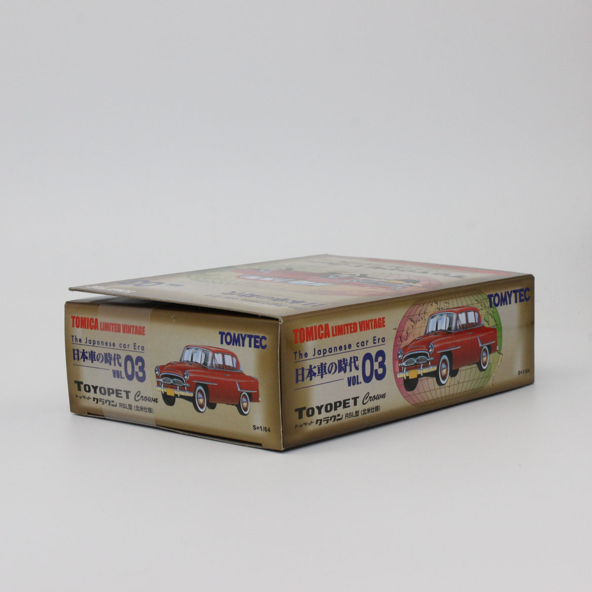 【USED】トミカリミテッドヴィンテージ 1/64 日本車の時代 03 トヨペット クラウン RSL型 北米仕様 (赤)