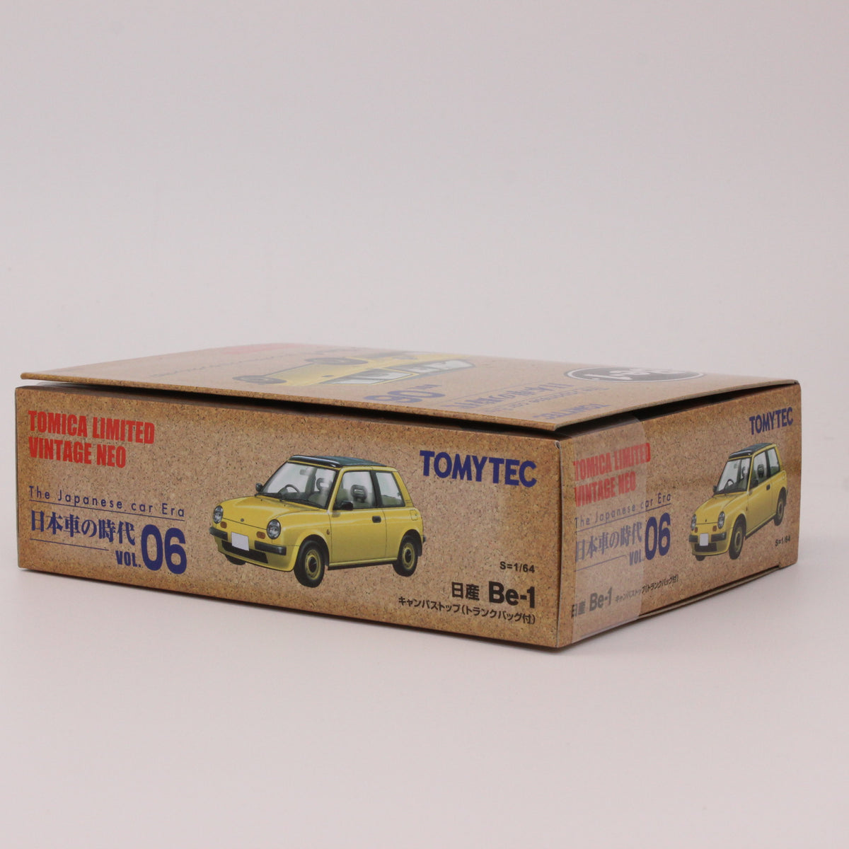 【USED】トミカリミテッドヴィンテージ 1/64 日本車の時代 06 日産 Be-1 キャンバストップ (トランクバッグ付)