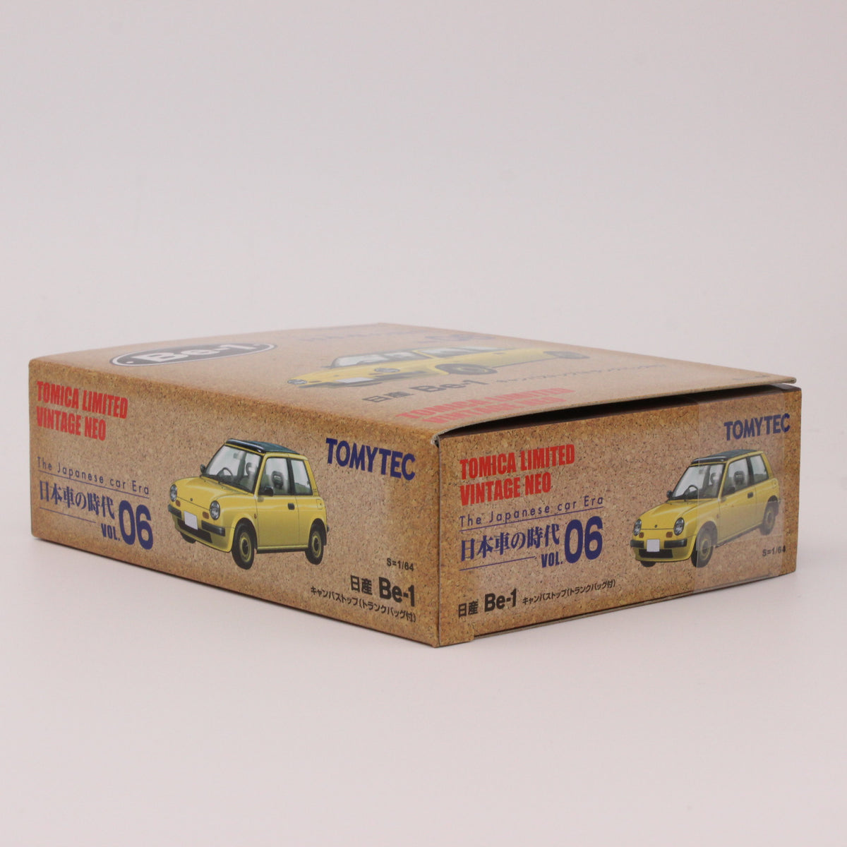 【USED】トミカリミテッドヴィンテージ 1/64 日本車の時代 06 日産 Be-1 キャンバストップ (トランクバッグ付)