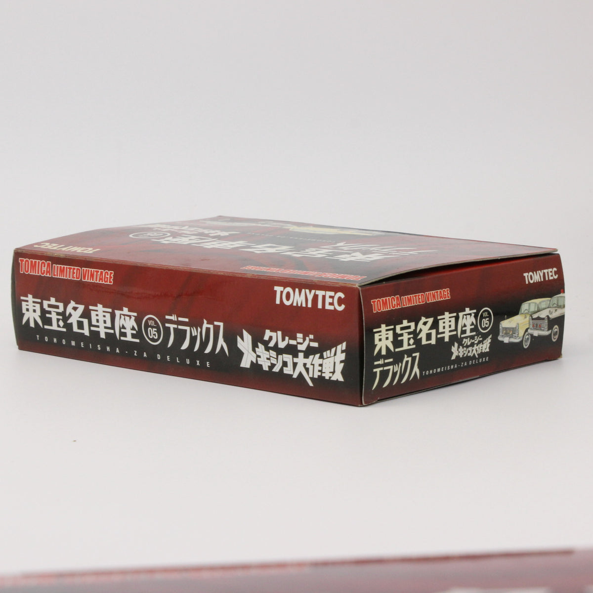 【USED】トミカリミテッドヴィンテージ 1/64 東宝名車座 05 デラックス クレージーメキシコ大作戦 日産 セドリック アイボリー & パトカー