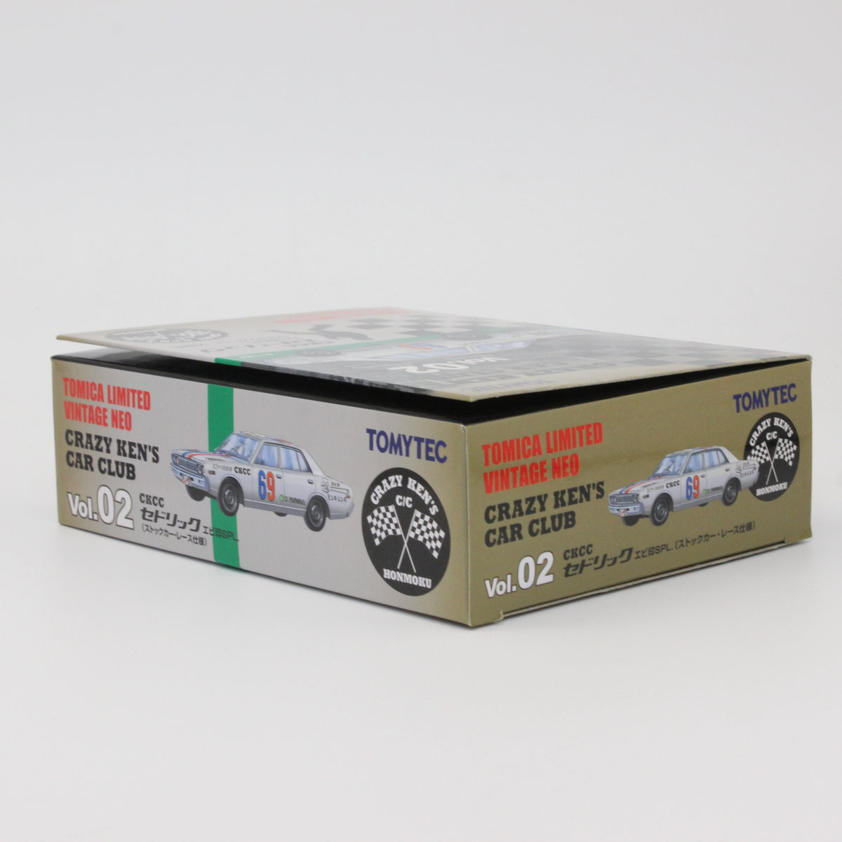 【USED】トミカリミテッドヴィンテージ 1/64 クレイジーケンズ・カークラブ 02 CKCC セドリック エビ印SPL. (ストックカー・レース仕様)