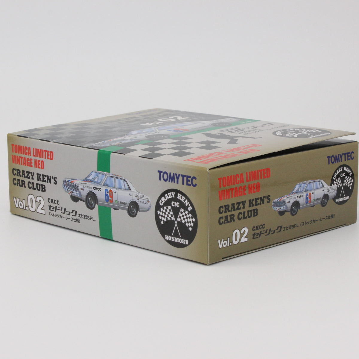 【USED】トミカリミテッドヴィンテージ 1/64 クレイジーケンズ・カークラブ 02 CKCC セドリック エビ印SPL. (ストックカー・レース仕様)
